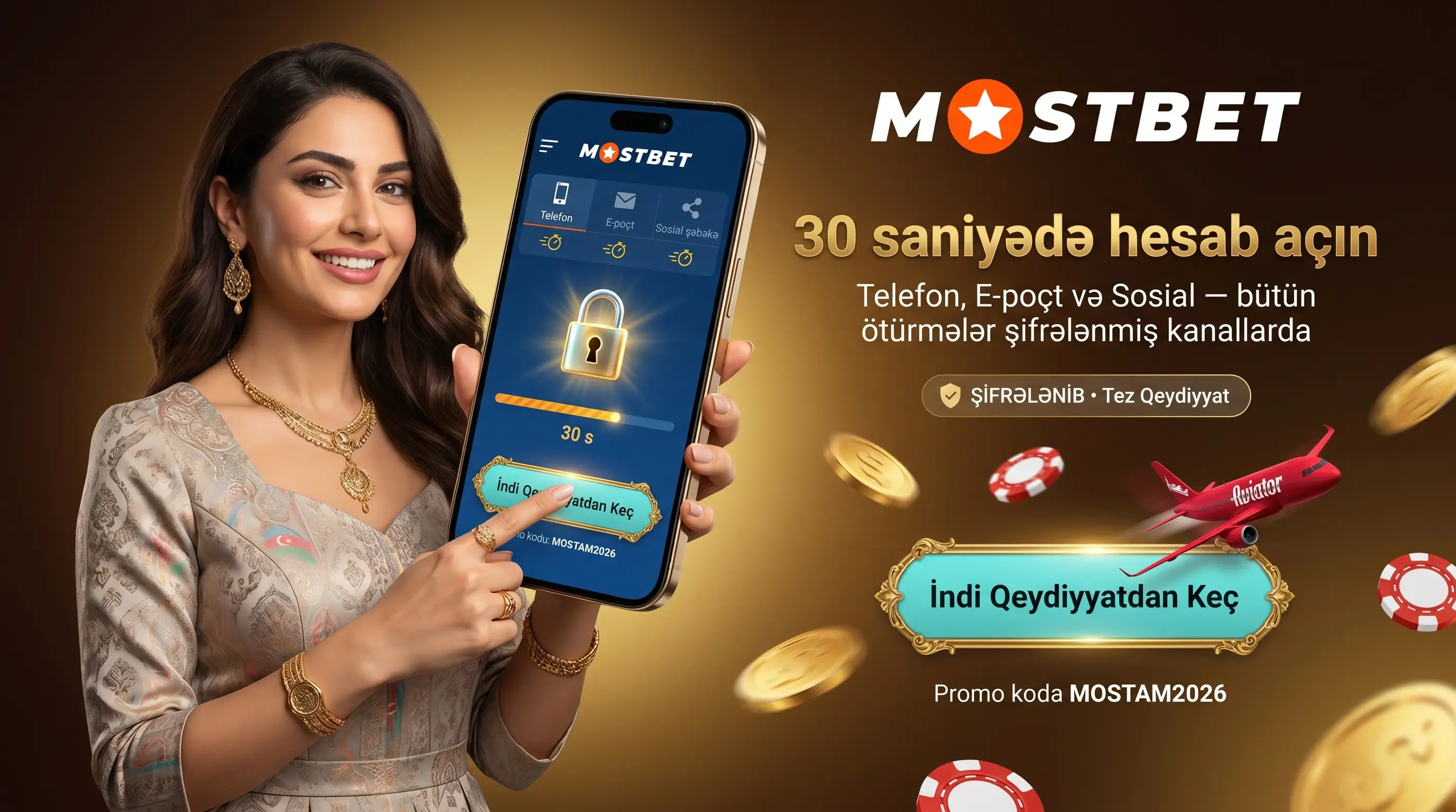 Mostbet qeydiyyat təlimatı